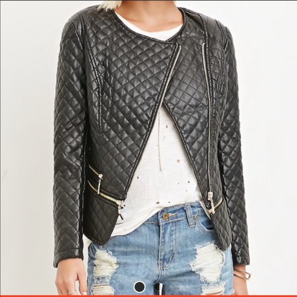 Quilted Bomber Jacket - Picture 1 of 3